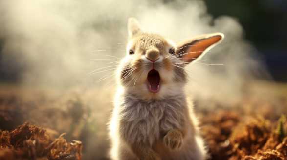 sick rabbit